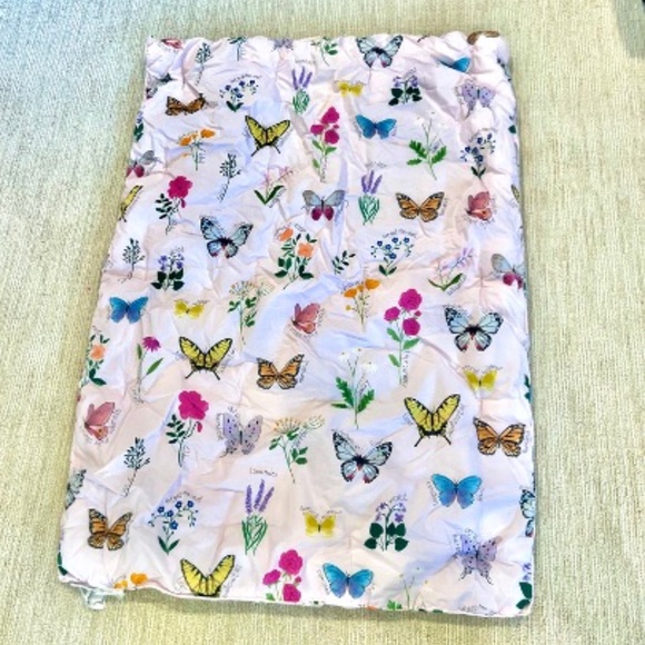 Pottery Barn Kids - Botanical Butterfly Toddler Comforter - Picture 2 of 3
